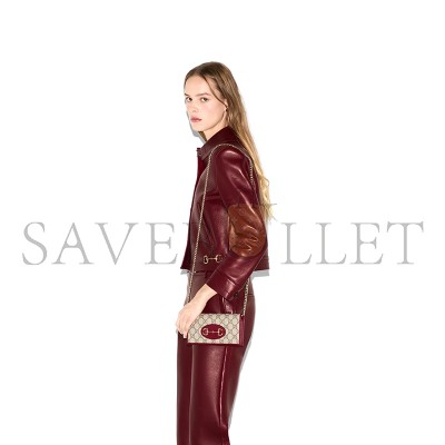 GUCCI HORSEBIT 1955 WALLET ON CHAIN 621892 (21*19*2.5)